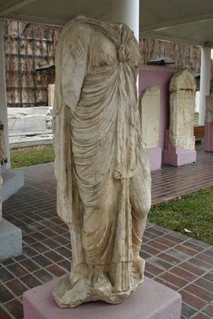 Marble statue of Isis